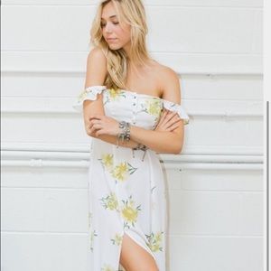 Flynn Skye Bardot Maxi Dress